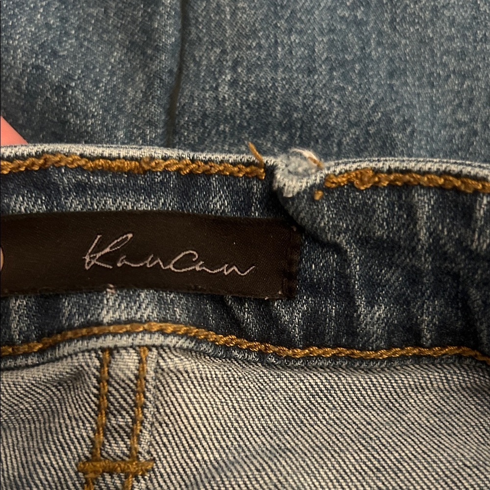 KanCan Faded Blue Ankle Jeans - Picture 3 of 4